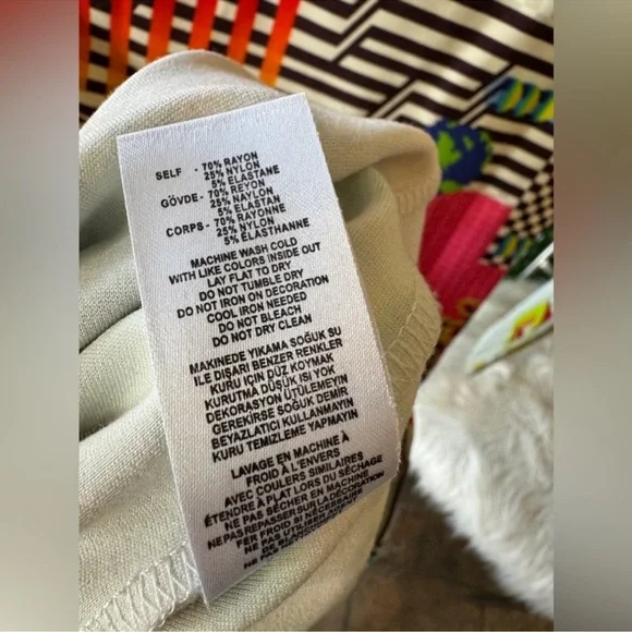 Opening Ceremony Multicolor Graphic Long Sleeve Dress - Picture 4 of 4